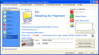 Internet Cafe Software